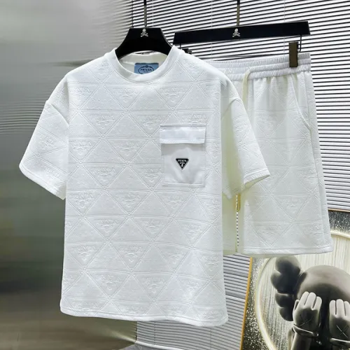 Prada Tracksuits for Prada Short Tracksuits for men #B48906