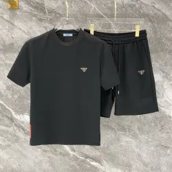 Prada Tracksuits for Prada Short Tracksuits for men #B67009