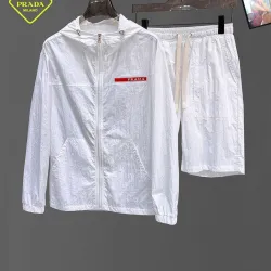Prada Tracksuits for Prada Short Tracksuits for men Sun protection #B63333