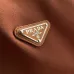 Prada Brown 2‑Piece Tracksuit Set Leather Triangle Logo #A67651
