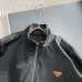 Prada Dark‑Grey 2‑Piece Tracksuit Leather Triangle Logo Set #A67653
