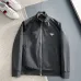 Prada Dark‑Grey 2‑Piece Tracksuit Leather Triangle Logo Set #A67653