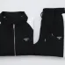 Prada Triangle Logo Color Block Tracksuit Set Jacket & Pants Black #A69573