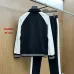 Prada Triangle Logo Color Block Tracksuit Set Jacket & Pants Black #A69573
