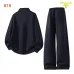 Prada Triangle Logo Quarter Zip Tracksuit Set Top & Pants Cream,Grey,Black,Dark Navy #A69586