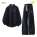 Prada Triangle Logo Quarter Zip Tracksuit Set Top & Pants Cream,Grey,Black,Dark Navy #A69586