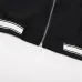 Prada Triangle Logo Stripe Trim Tracksuit Set Jacket & Pants Black,White,Grey #A69578