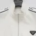 Prada Triangle Logo Tracksuit Set Jacket & Pants Black,White #A69565