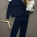 Polo Ralph Lauren Pony Logo Half Zip Tracksuit Set Top & Pants Khaki,Navy #A69593