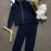 Polo Ralph Lauren Pony Logo Zip Hoodie Tracksuit Set Top & Pants Khaki,Navy #A69589