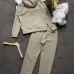 Polo Ralph Lauren Pony Logo Zip Hoodie Tracksuit Set Top & Pants Khaki,Navy #A69589