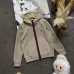 Polo Ralph Lauren Pony Logo Zip Hoodie Tracksuit Set Top & Pants Khaki,Navy #A69589