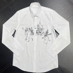 Alexander McQueen Shirts for Alexander McQueen Long-Sleeved Shirts for Men #999934329