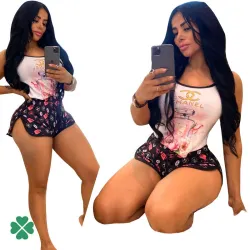 CH Women Fashionable printed two-piece set #99898871