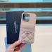 Chanel card holder/phone case  double-layer card slot  pebbled texture PU leather soft and comfortable case   #B57763