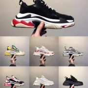 2019 Luxury Platform Ace 17FW men women Triple s Gym Red Blue Triple Black Low Old Dad Vintage Casual shoes Triple-S Sneakers #9130732