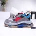 New Balenciaga 17FW Triple S Sneakers Mens Women Casual Shoes Triple S Clear Sole White Green Black Red Rainbow Sports Outdoor Dad Shoe #99897787