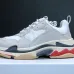 New Balenciaga 17FW Triple S Sneakers Mens Women Casual Shoes Triple S Clear Sole White Green Black Red Rainbow Sports Outdoor Dad Shoe #99897787
