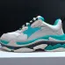 New Balenciaga 17FW Triple S Sneakers Mens Women Casual Shoes Triple S Clear Sole White Green Black Red Rainbow Sports Outdoor Dad Shoe #99897787