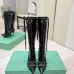 Balenciaga Cagole Studded Pointed‑Toe Over‑The‑Knee Boots 9.5cm Heel #A68568