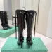 Balenciaga Cagole Studded Pointed‑Toe Over‑The‑Knee Boots 9.5cm Heel #A68568