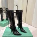 Balenciaga Cagole Studded Pointed‑Toe Over‑The‑Knee Boots 9.5cm Heel #A68568