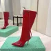 Balenciaga Cagole Studded Pointed‑Toe Over‑The‑Knee Boots 9.5cm Heel #A68569