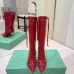 Balenciaga Cagole Studded Pointed‑Toe Over‑The‑Knee Boots 9.5cm Heel #A68569