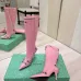 Balenciaga Cagole Studded Pointed‑Toe Over‑The‑Knee Boots 9.5cm Heel #A68571