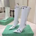 Balenciaga Cagole Studded Pointed‑Toe Over‑The‑Knee Boots 9.5cm Heel #A68572