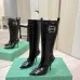 Balenciaga Cagole Studded Pointed‑Toe Over‑The‑Knee Boots 9.5cm Heel #A68574