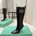 Balenciaga Cagole Studded Pointed‑Toe Over‑The‑Knee Boots 9.5cm Heel #A68574