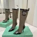 Balenciaga Cagole Studded Pointed‑Toe Over‑The‑Knee Boots 9.5cm Heel #A68575