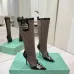 Balenciaga Cagole Studded Pointed‑Toe Over‑The‑Knee Boots 9.5cm Heel #A68575