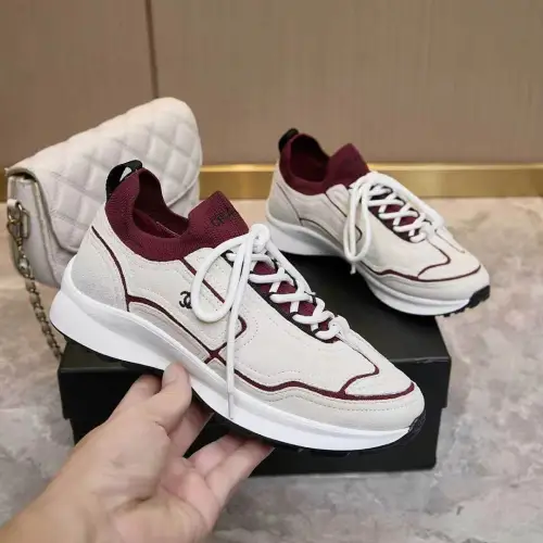 Chanel shoes for Chanel Sneakers Unisex Shoes #B67362