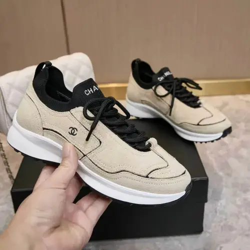 Chanel shoes for Chanel Sneakers Unisex Shoes #B67363