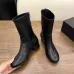 Chanel 2026 Stretch Leather Mid‑Calf Block‑Heel Boots 5cm Heel #A68600