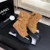 Chanel 26AW Square‑Toe Chain Chunky Heel Combat Boots #A68657