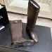 Chanel 26B CC Buckle Knee‑High Rider Boots 2.5cm Heel #A68649