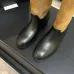 Chanel 26B CC Buckle Knee‑High Rider Boots 2.5cm Heel #A68650