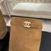 Chanel 26B CC Buckle Knee‑High Rider Boots 2.5cm Heel #A68650