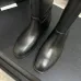 Chanel 26B CC Buckle Knee‑High Rider Boots 2.5cm Heel #A68651