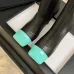Chanel Black Leather Ankle Boots with Turquoise Cap Toe & Gold CC Logo, Side Zip Closure #A69911
