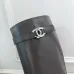 Chanel CC Metal Buckle Flat Knee‑High Rider Boots #A68646