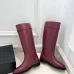 Chanel CC Metal Buckle Flat Knee‑High Rider Boots #A68647