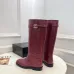 Chanel CC Metal Buckle Flat Knee‑High Rider Boots #A68647
