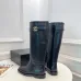 Chanel CC Metal Buckle Flat Knee‑High Rider Boots #A68648