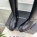 Chanel CC Metal Buckle Flat Knee‑High Rider Boots #A68648