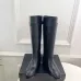Chanel CC Metal Buckle Flat Knee‑High Rider Boots #A68648