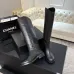 Chanel Classic Double‑C Suede Calfskin Knee‑High Riding Boots #A68551